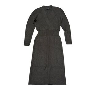 Modern Citizen Grey Esther V Neck Sweater Dress Sz S